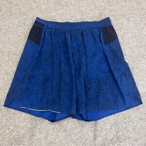 Lululemon Surge Lined Short‎ 6" Gravel Dust Symphony Blue Size M
